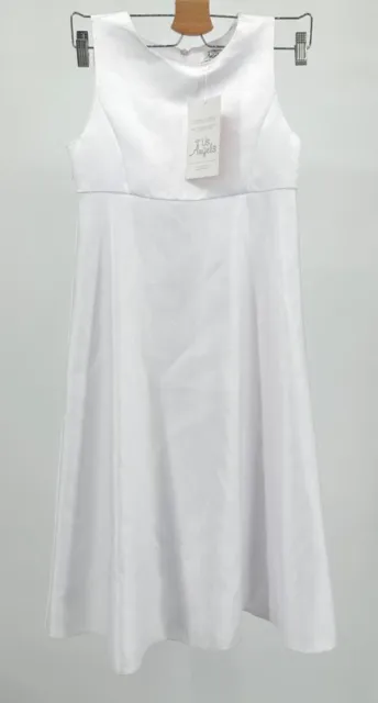 Us Angels Dress White Wedding First Eucharist Girls Sz 12 NEW NWT N156