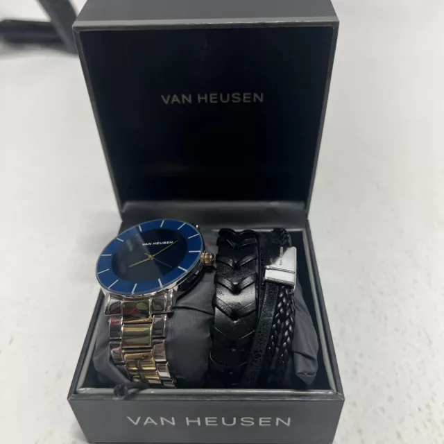 VAN HEUSEN MEN S Watch Bracelet Gift Set 31.50 PicClick