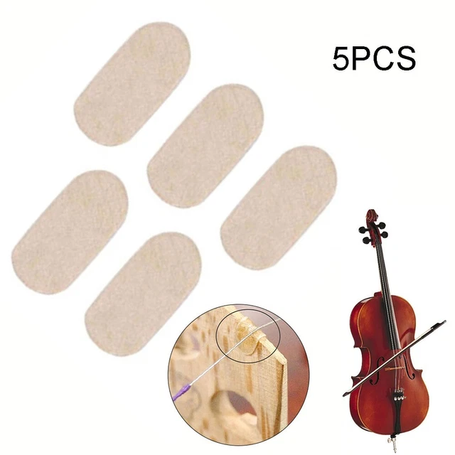 PROTEZIONI PERGAMENA PONTE per violoncello Secure Your Cello's Bridge 5