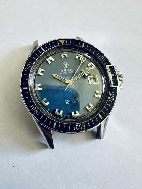 Montre Yema Plongée – Mécanique Manuelle – Boîtier Acier Inoxydable – Occasion Rare