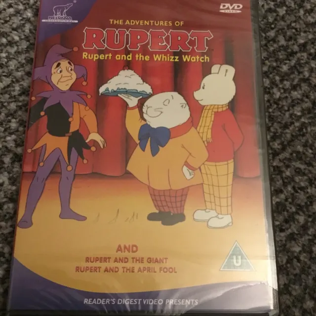 Adventures of Rupert  - DVD Rupert & The Whizz Watch Brand New Factory Sealed