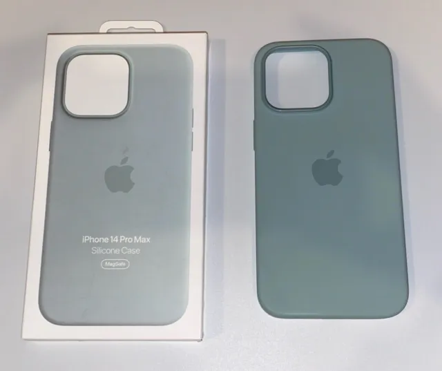 Apple Silicone Case Magsafe iPhone 14 Pro Max 6.7" - Succulent VGC **Bargain**