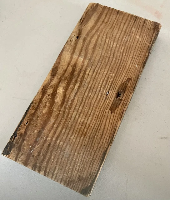 Antique TRIM Plinth Block VICTORIAN Style DOOR Molding Base Wood 2