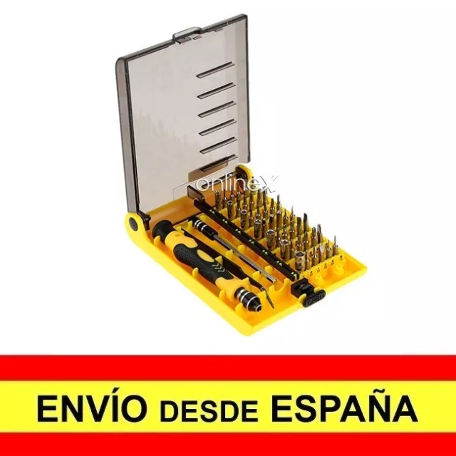 Juego Destornilladores Precisión 45 en 1 Torx Hexagon Recto EnvÍo 48/72H a2907