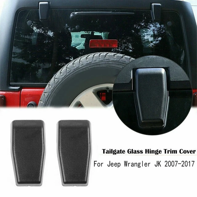 2pcs Car Rear Door Window Glass Hinge Cover Decoration for 2008775