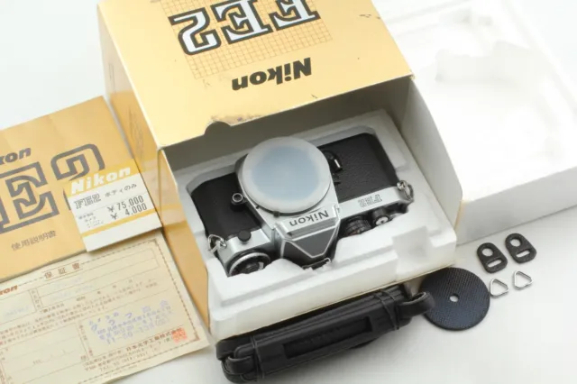 [Near MINT++ in Box] Nikon FE2 Silver SLR 35mm Film Camera Body From JAPAN