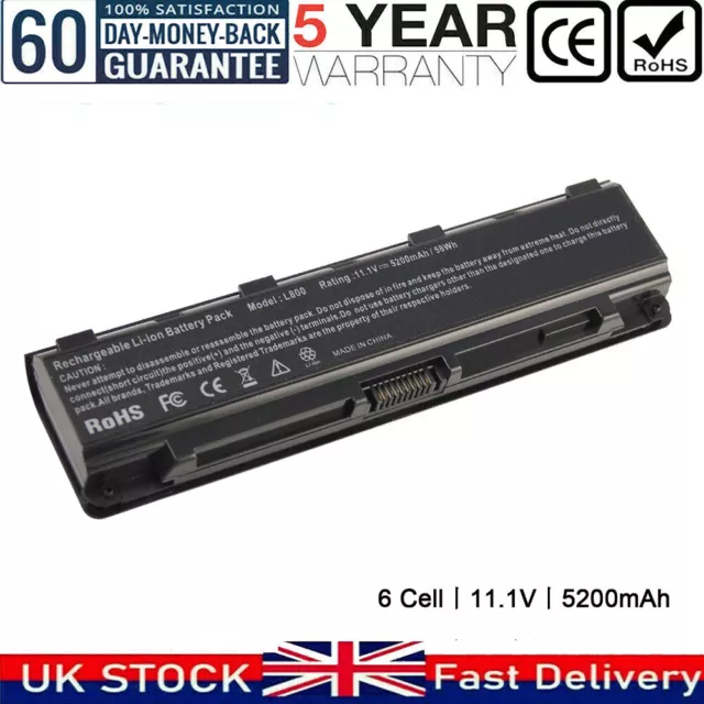 ✅Battery For Toshiba Satellite PRO C850 L850 L870 M800 PA5024U-1BRS PA5027U-1BR