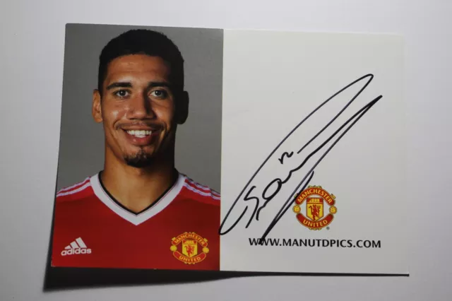 Chris Smalling (Manchester United) Signed Club Card