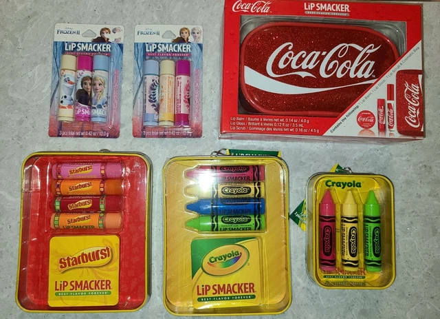 Lip Smacker Collectible Sets: Coca Cola Starbursts Crayola Frozen