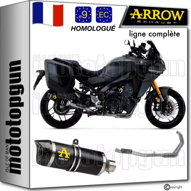 Arrow Ligne Complete Approuve Rc Thunder Noir C Yamaha Tracer 9 Gt 2024 24