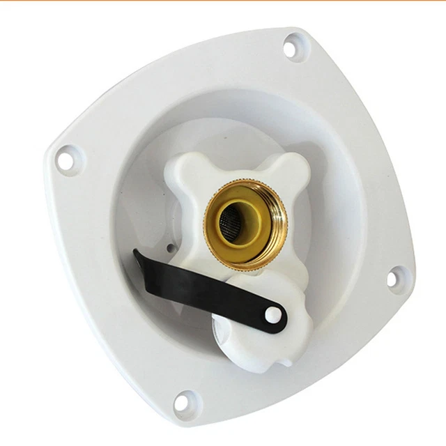 Entrée De Remplissage D'Eau RV City Avec Clapet Anti-Retour - Raccord Robuste Pour Camping-Car Et Marine
