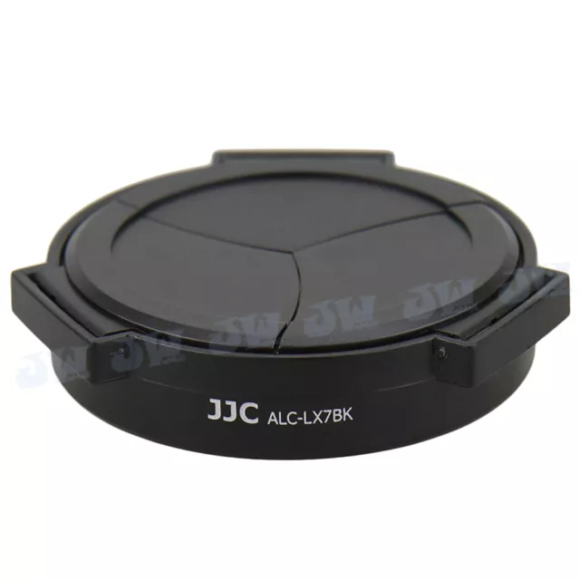 JJC ALC-LX7BK Auto Lens Cap for Panasonic Lumix DMC-LX7 Leica D-Lux6 fits Filter