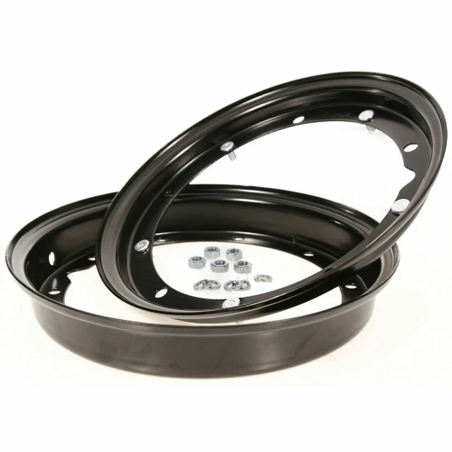 SIP Tappetino Centrale Pedana Nero Per Vespa 50-125 N/L/R/Special/PRIMAVERA/ET3 – In Alluminio Mandorlato