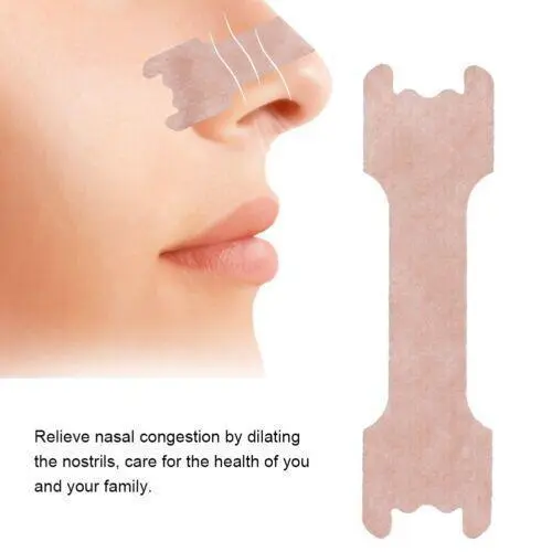 100 strisce nasali per naso per una migliore respirazione anti-russamento set ausili per dormire