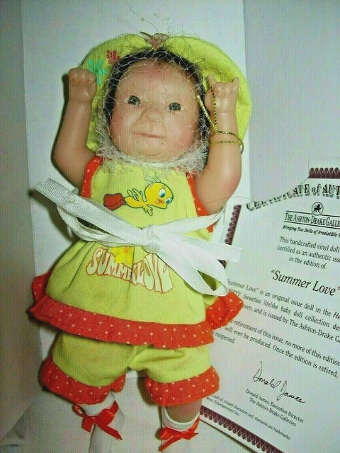 Ashton Drake/ Dorothy Steven Heavenly Handfuls Doll "Summer Love"  With Coa