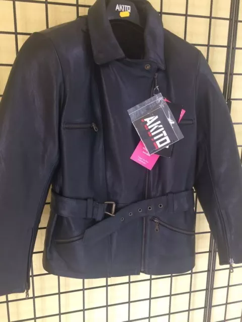 Blouson Moto Veste en Cuir Akito Duncan