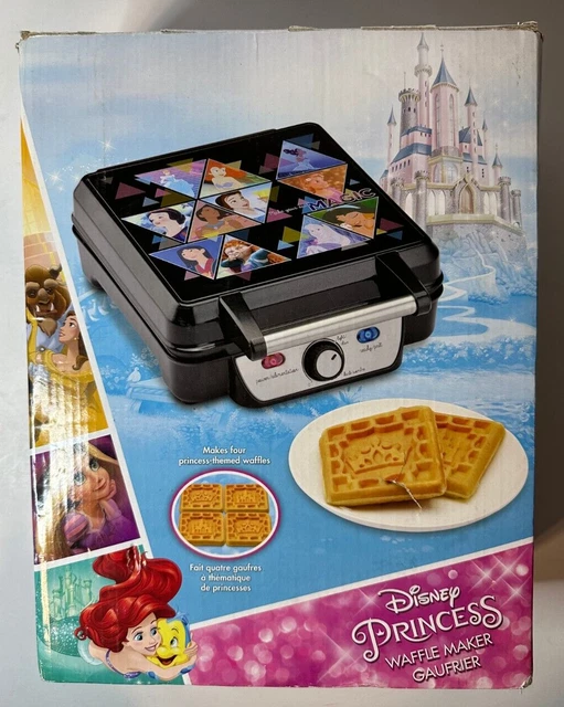 DISNEY PRINCESS WAFFLE Maker Model DP8CN Intertek Tested Working 31.