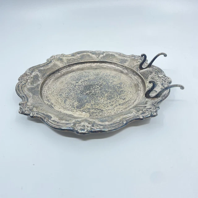 STERLING GORHAM Chantilly Bread Butter Plate 748 spreader knife holder! RARE!