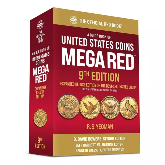 New 2024 Mega Red Book Guide United States Coins US Official Whitman Catalog 9th