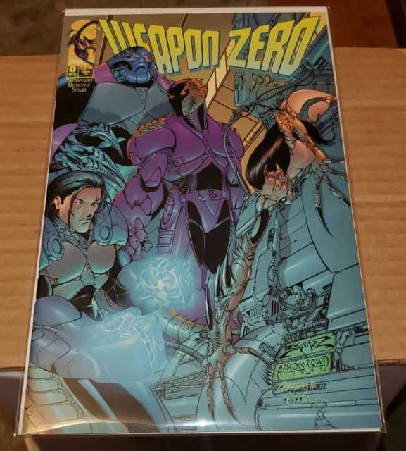 Weapon Zero #T-1, T-2, T-4, & #0 (Image Comics/Top Cow 1995) 3
