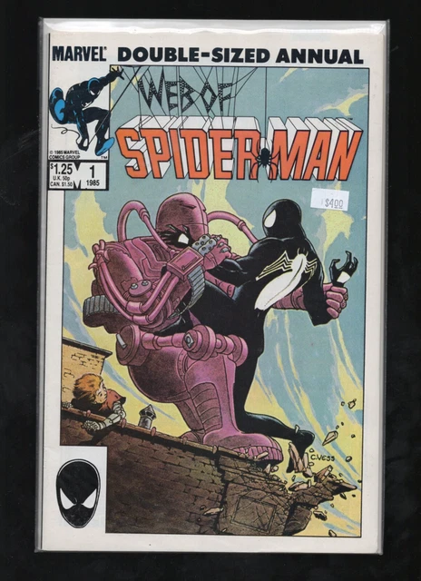 Web of Spider-Man Annual #1 Marvel 1985 Charles Vess cover