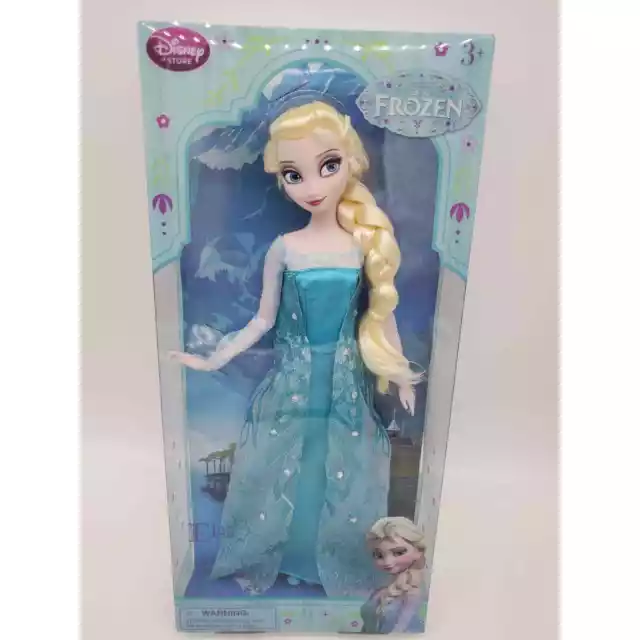 Muñeca clásica Disney Store Frozen Elsa 2015 de 12 pulgadas