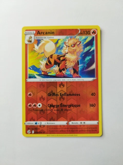 CARTE POKEMON - Arcanin Reverse - 033/264 - Poing De Fusion - EB08 EUR ...