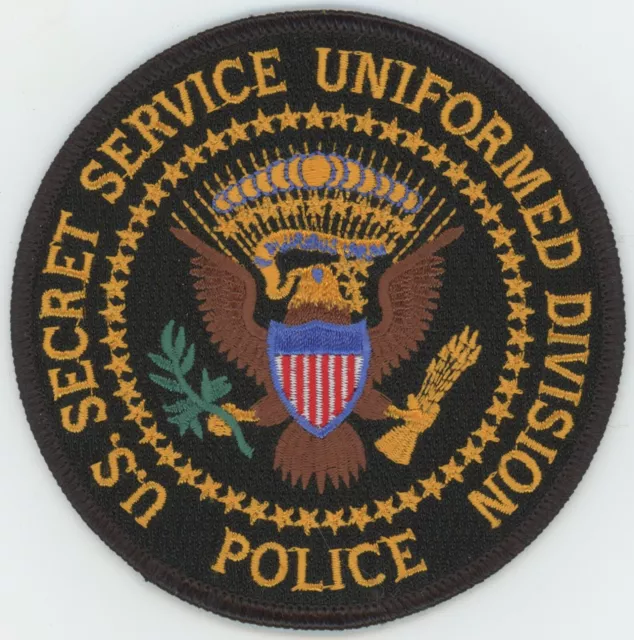 Secret Service Uniformed Division Black Vintage Patch
