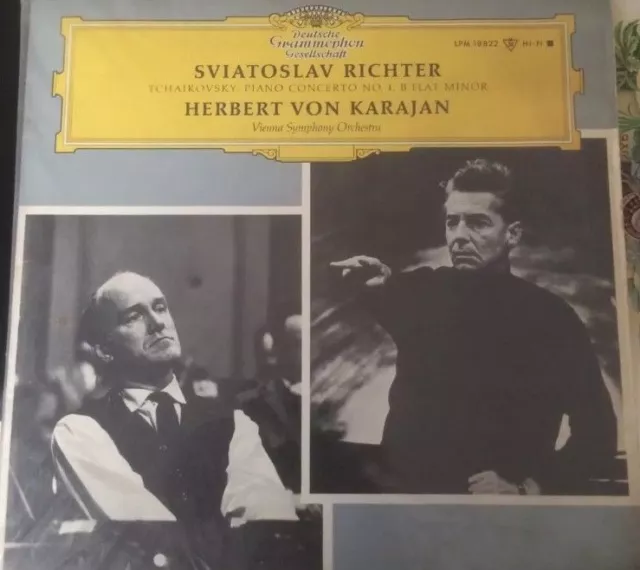 Sviatoslav Richter Tchaikovsky Piano Concerto No1 B Flat Minor Vinyl Lpm 18822