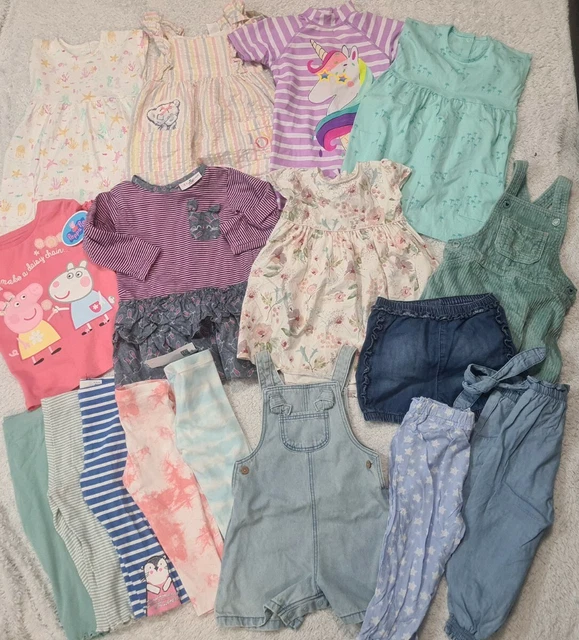 12-18 months girls summer bundle Next peppa pig dresses leggings (37)