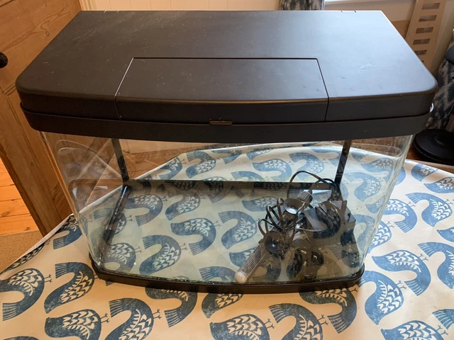 Love Fish Panorama Aquarium 40 Litre Fish Tank with Lighting & Heater