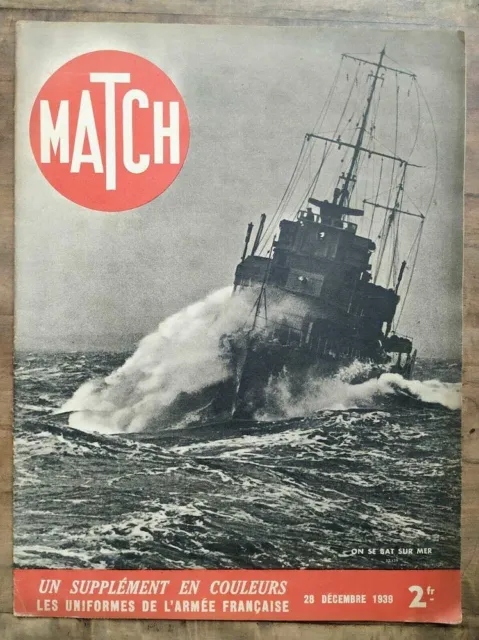 Match 28 Décembre 1939