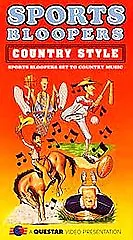 Sports Bloopers Country Style (VHS, 1994)