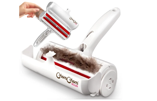 Chom Chom Roller Pet Hair Remover and Reusable Lint Roller - Cat and Dog Hair R