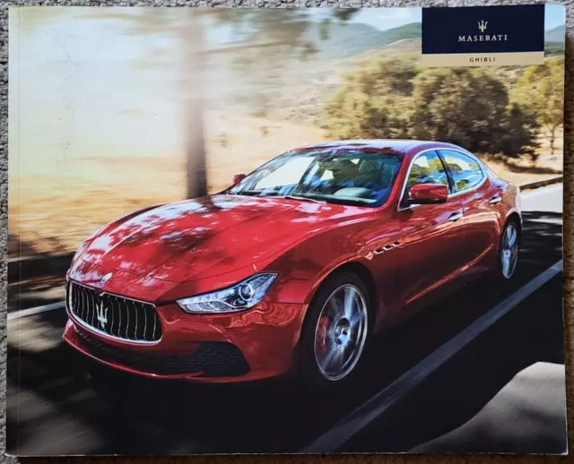 2016 MASERATI GHIBLI Prestige Sales Brochure Catalog US 16 S Q4