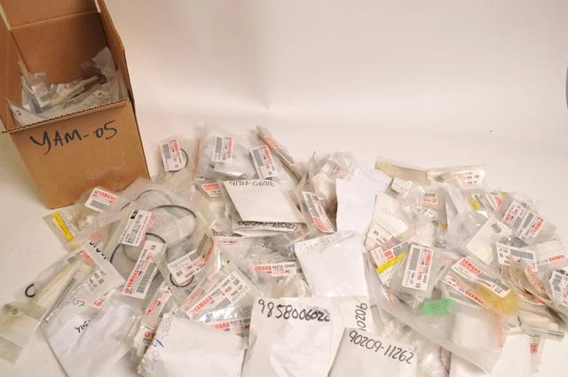 Bulk Lot Yamaha small parts see list of part numbers and qty inside -  Lot #5