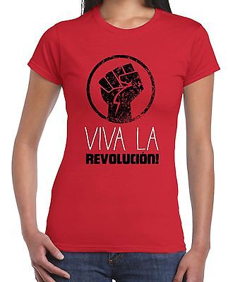 Viva La Revolution Cuba Donna T-Shirt - che Guevara Marx Comunismo