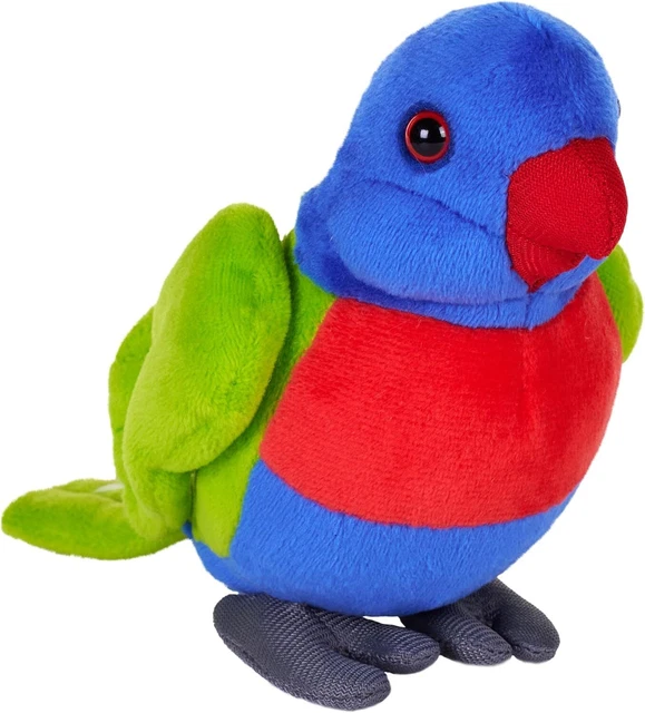 WILD REPUBLIC POCKETKINS Eco Lorikeet, Stuffed Animal, 5 Inches, Plush