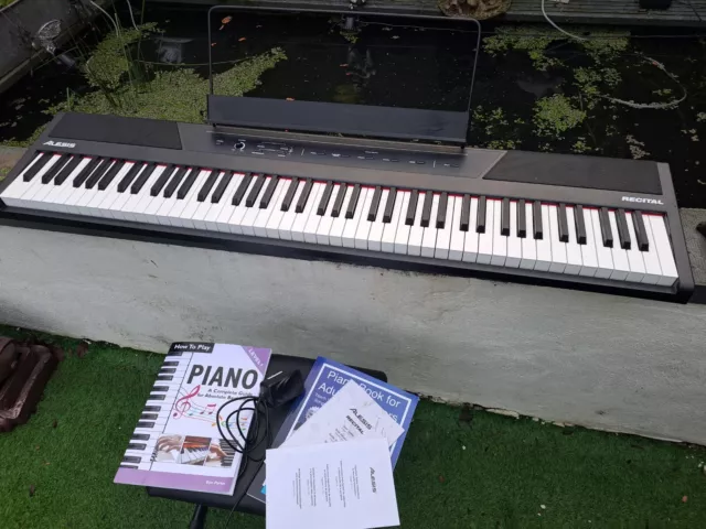 Alesis Recital, 88 Key Digital Electric Piano Keyboard with Semi Weighted Keys.