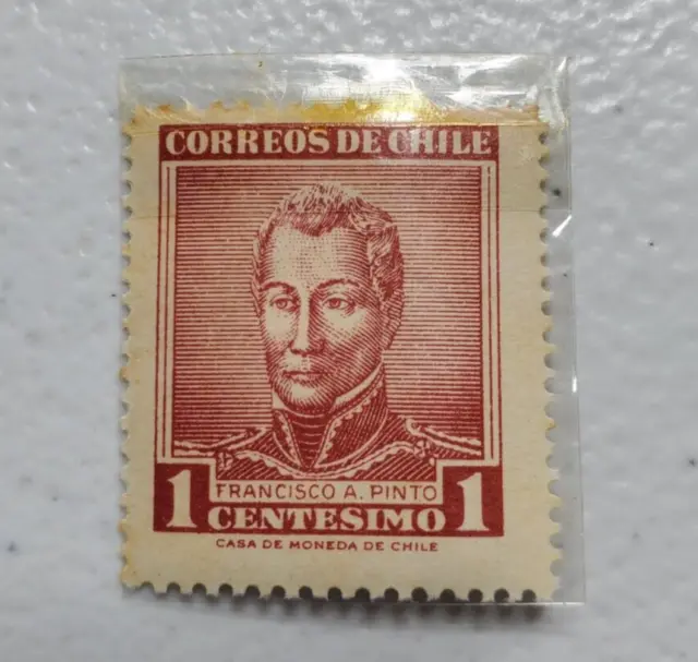 Correos De Chile  Francisco A. Pinto 1c Postage Stamp 06/266
