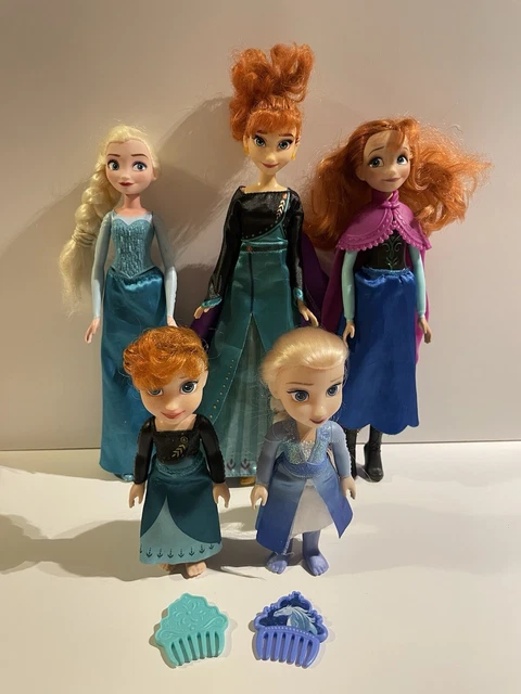 DISNEY FROZEN DOLLS Bundle, Anna & Elsa £15.99 - PicClick UK