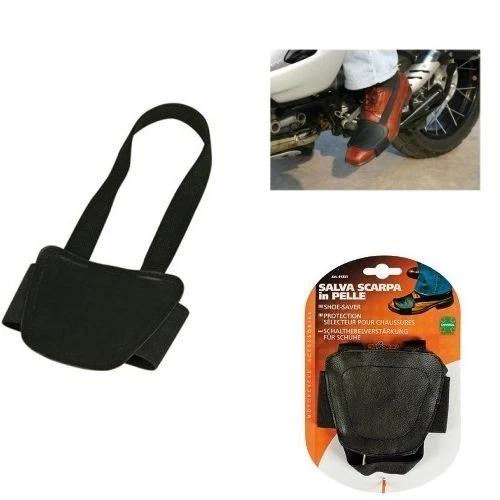 LAMPA SALVA SCARPA in pelle fascia proteggi scarpe da Moto scooter