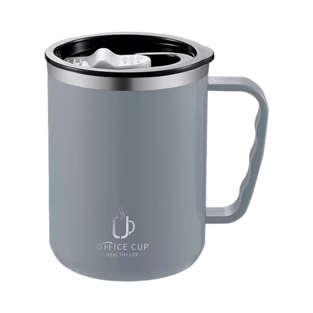 Insulated Coffee Mug Travel Mug Tumbler Cup with Lid and Handle Stainless Steel