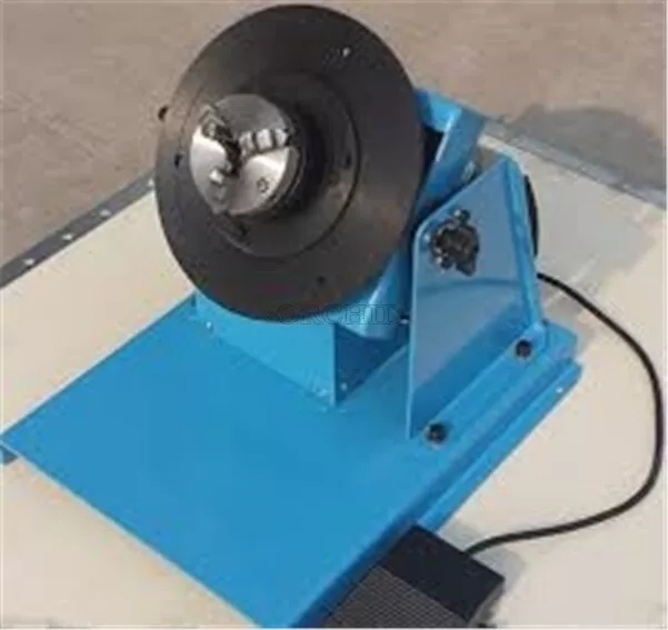 2-20RPM 10Kg Light Duty Welding Turntable Positioner With 80Mm Chuck Ac 110/2 fn