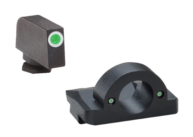 AmeriGlo Ghost Ring Night Sight Set For Glock High-Green Tritium-GL-126 AmeriGlo Ghost Ring Night Sight Set For Glock High-Green Tritium-GL-126