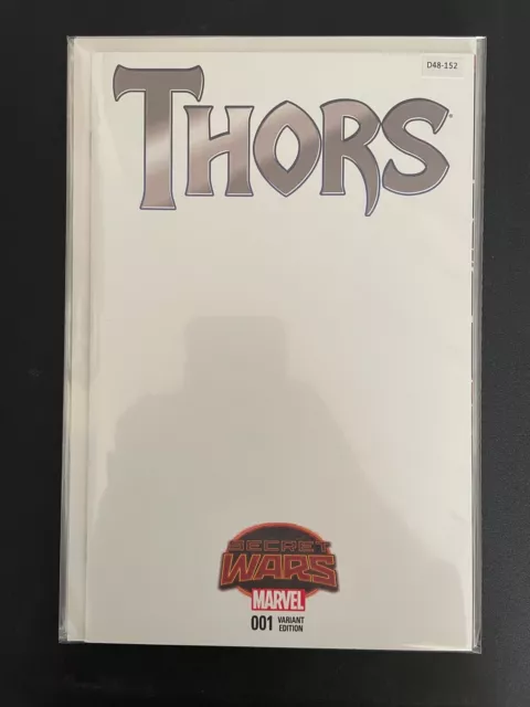 Thors #1 2015 Blank Variant High Grade 9.6 Marvel Comic Book D48-152