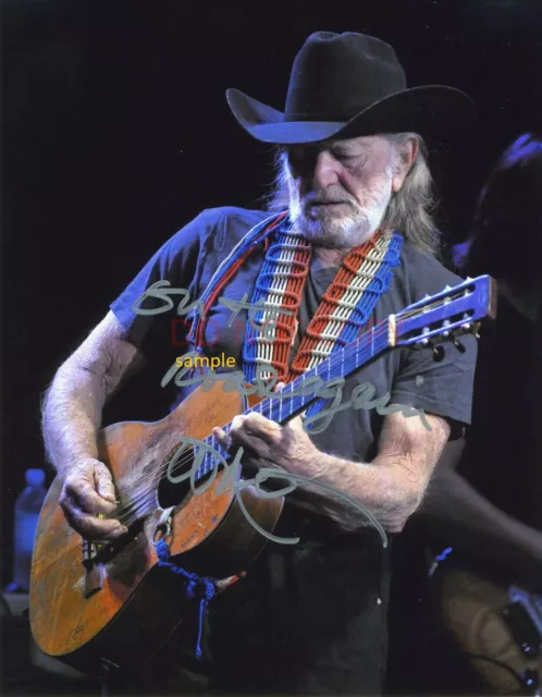 Willie Nelson #3 Reprint 8X10 Autographed Signed Photo Christmas Man Cave Gift
