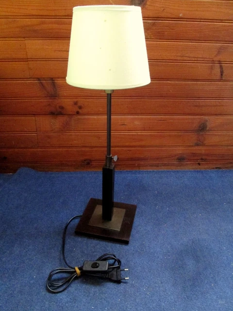Lampe de table vintage en pierre naturelle d'albâtre lampe master