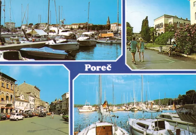 Postcard Porec, Croatia multiview