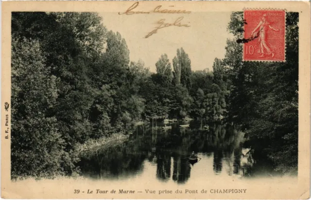 CPA Champigny vue prise du Pont (1363962)